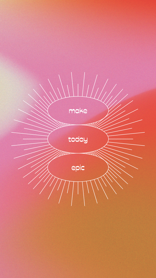 Gradient Boho Aesthetic Reminder Quote Phone Wallpaper
